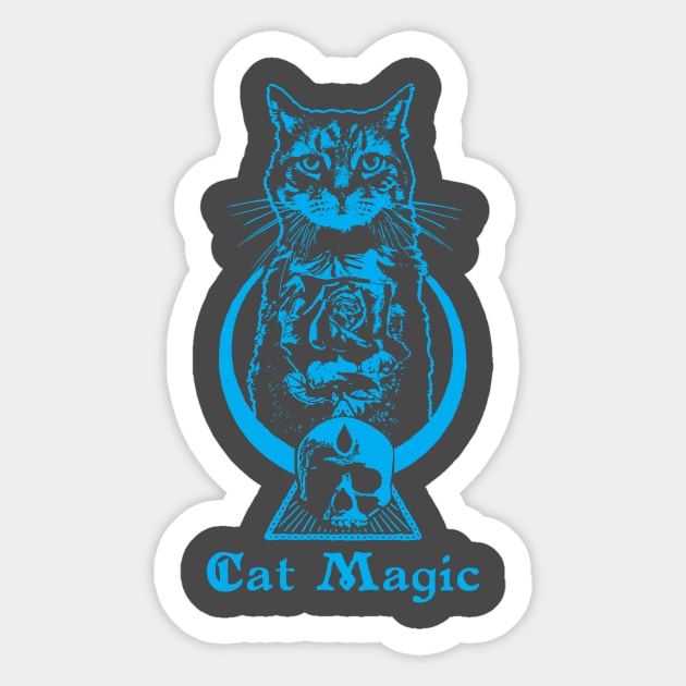 Cat Magic Sticker by Joodls